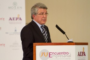 Enrique Cerezo, presidente del Atlético de Madrid