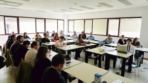 Sala durante el taller impartido por GRUPO JENASA y organizado por AEPA e IMEPE Alcorcón.