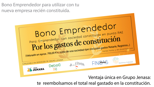 Impulsamos emprendedores cheque