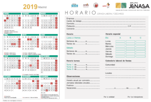 Calendario Laboral 2019